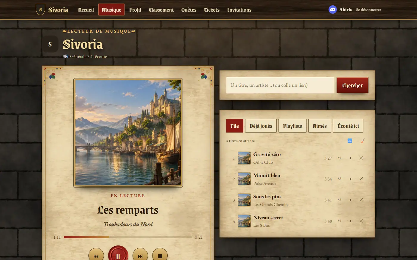 Le lecteur en ligne